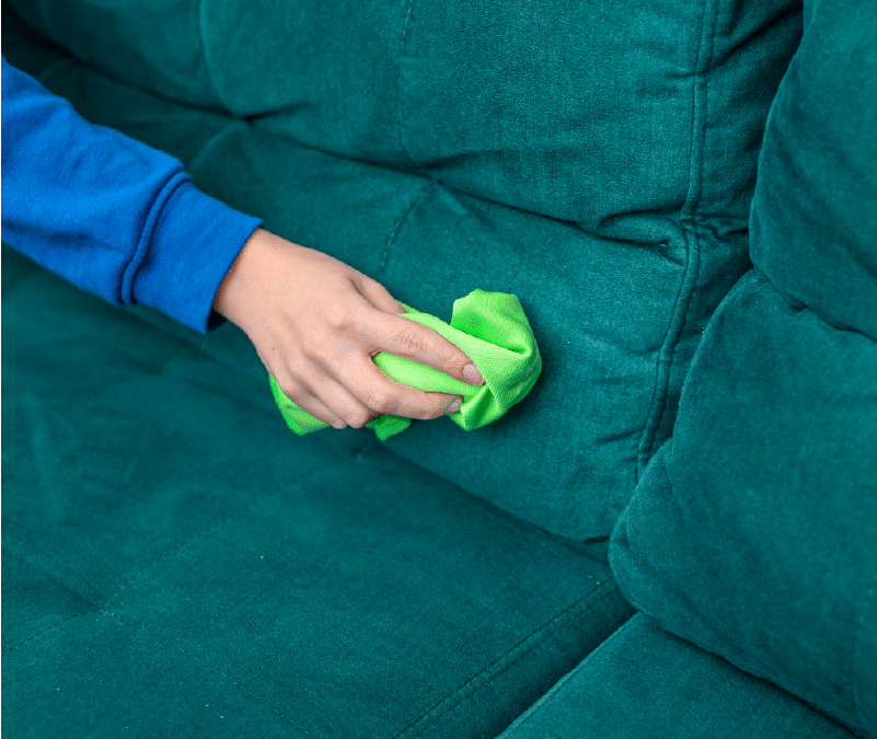 How to spot clean a Microfiber Couch?